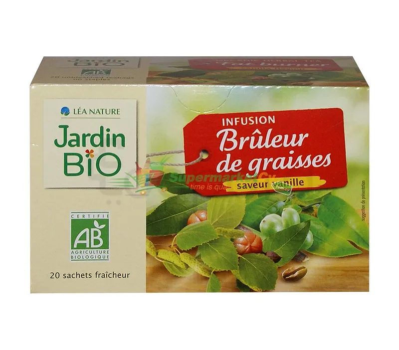 LEA NATURE JARDIN BIO INFUSION BRULEUR DE GRAISSES BOITE DE 20 SACHETS
