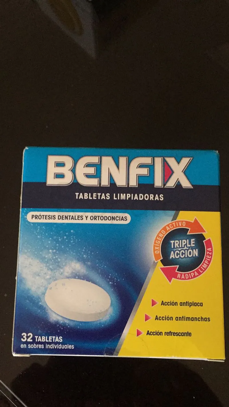 BENEFIX TABLETTES NETTOYANTE BOITE DE 32 COMPRIMES EFFERVESCENTS
