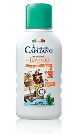 PASTA DEL CAPITANO COLLUTOIRE JUNIOR 6ANS+ MENTHE DOUCE 250ML