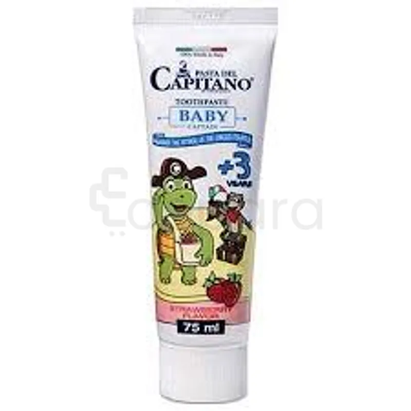 PASTA DEL CAPITANO DENTIFRICE BABY 3ANS+ FRAISE 75ML
