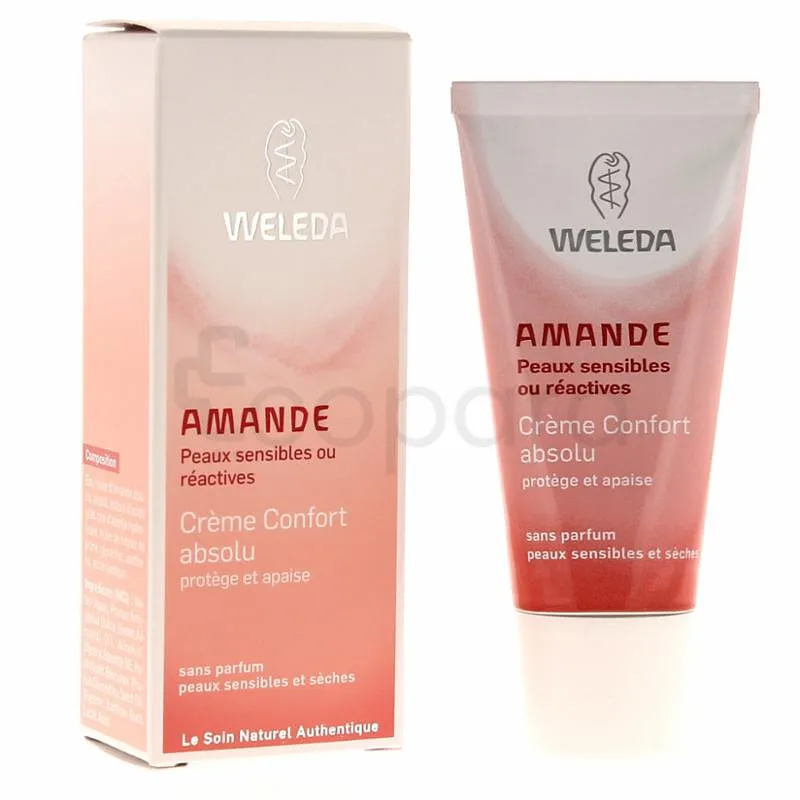 WELEDA CREME CONFORT ABSOLU AMANDE PEAUX SENSIBLES OU REACTIVES 30ML
