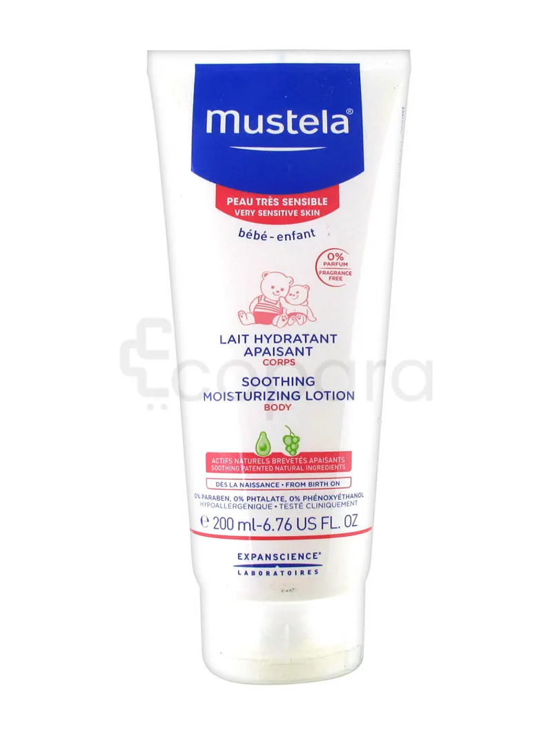MUSTELA LAIT HYDRATANT APAISANT PEAU TRES SENSIBLE 200ML