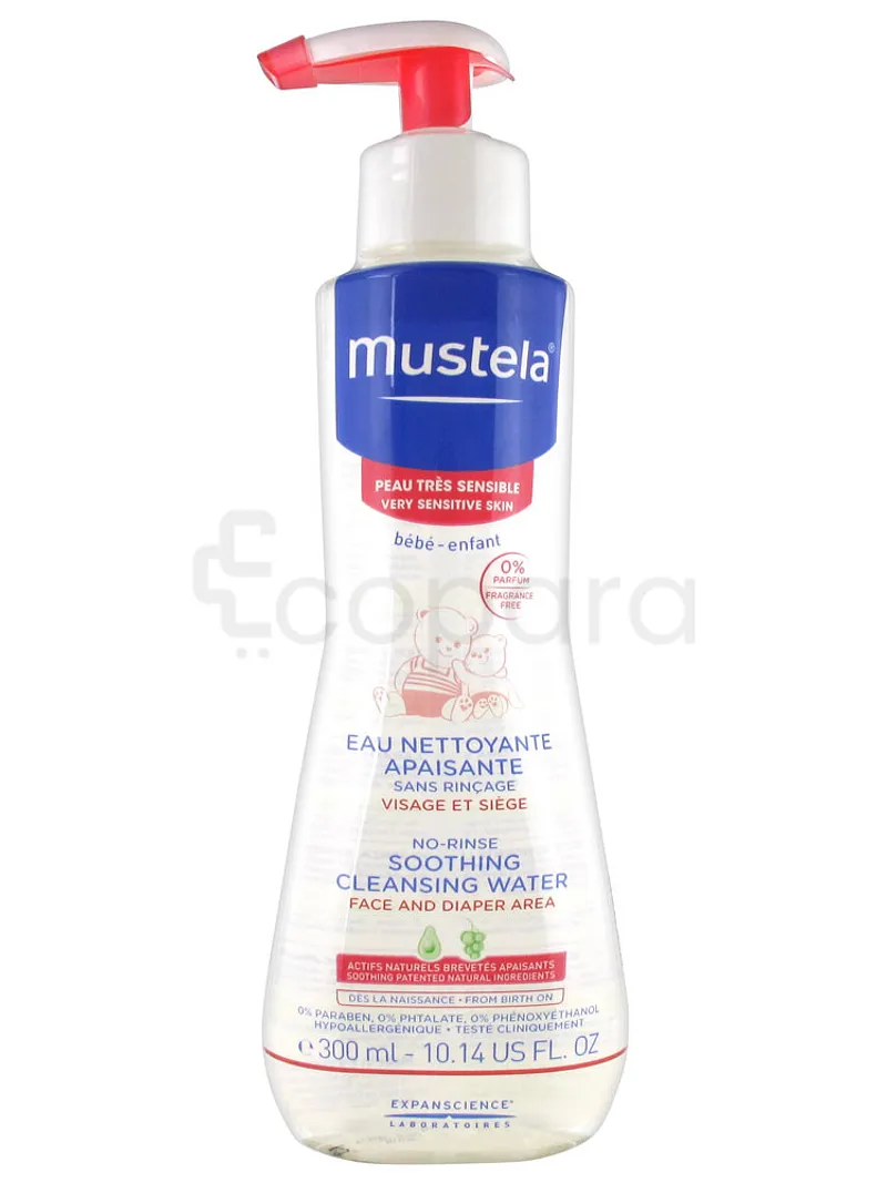 MUSTELA EAU NETTOYANTE APAISANTE PEAU TRES SENSIBLE 300ML