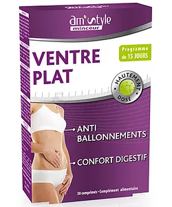 AMSTYLE VENTRE PLAT BOITE DE 30 COMPRIMES