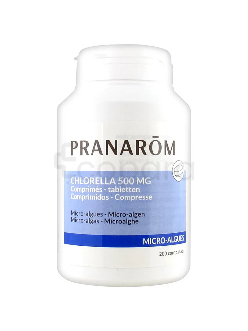 PRANAROM CHLORELLA 500MG BOITE DE 200 COMPRIMES