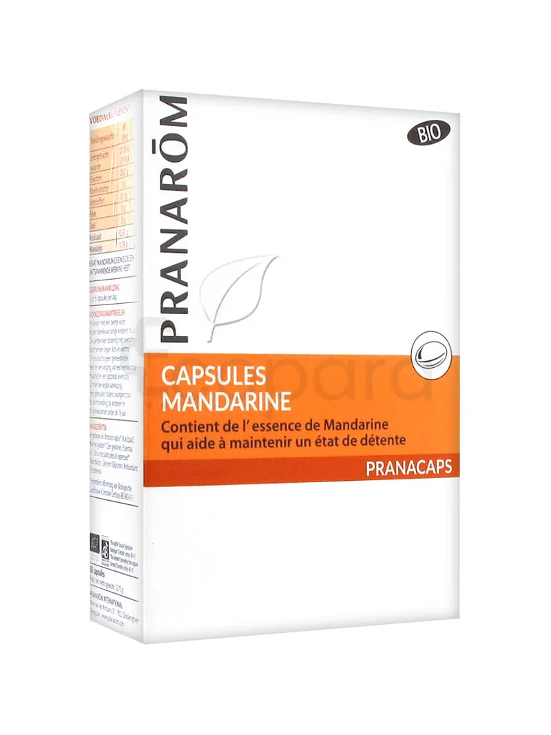 PRANAROM MANDARINE BOITE DE 30 CAPSULES