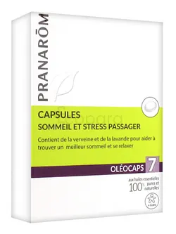 PRANAROM CAPSULES SOMMEIL ET STRESS PASSAGER BOITE DE 7 CAPSULES