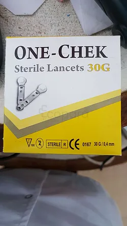 ONE CHEK STERILE LANCETS 30G BOITE DE 100