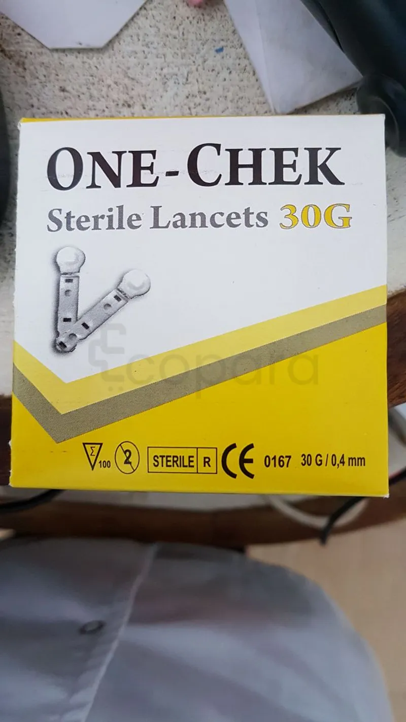 ONE CHEK STERILE LANCETS 30G BOITE DE 100