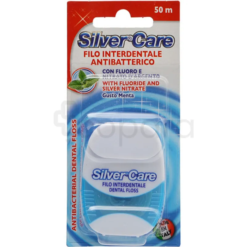 SILVER CARE FIL INTERDENTAIRE ANTIBACTIRIEN 50M REFERENCE 1102