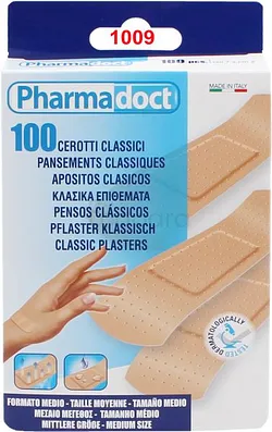 PHARMADOCT PANSEMENTS CLASSIQUE BOITE DE 100 REFERENCE 1009