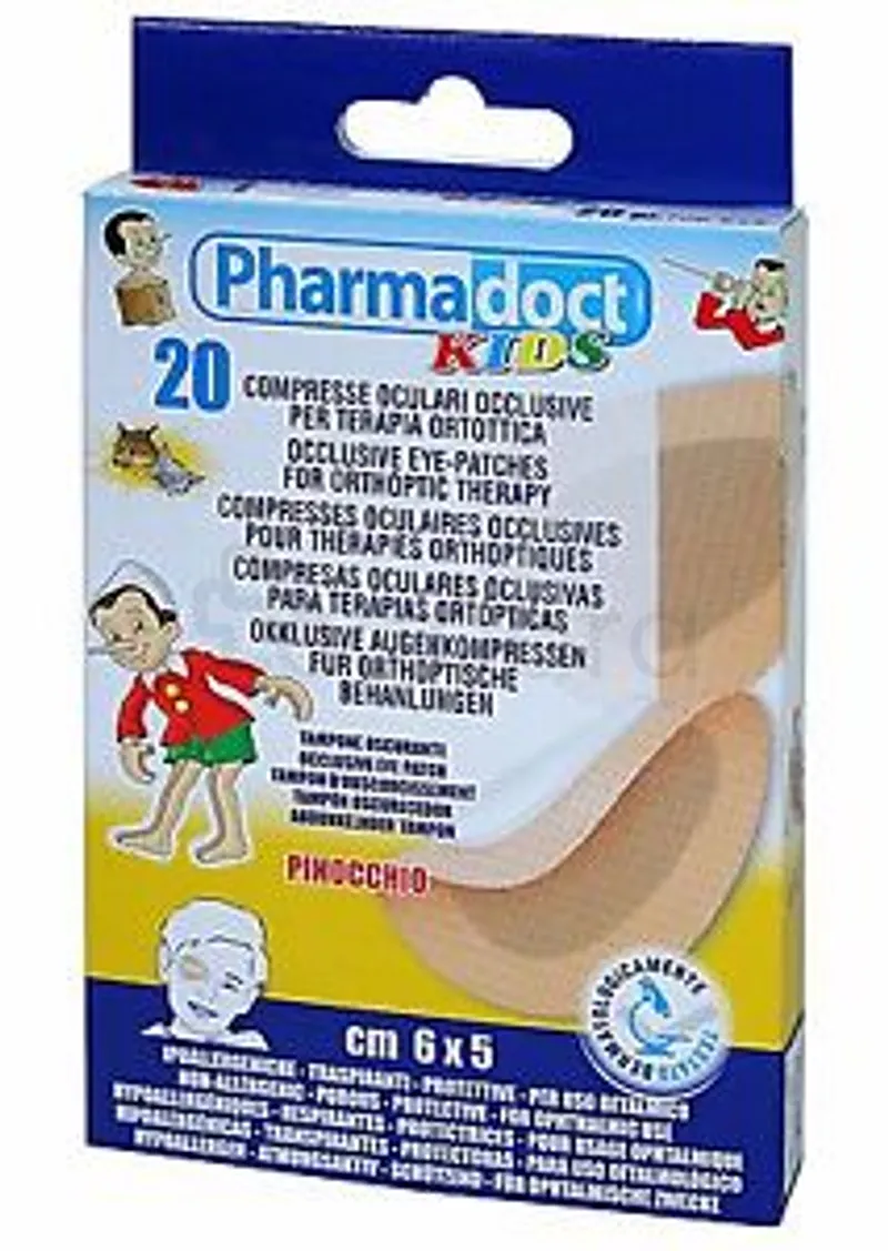 PHARMADOCT COMPRESSE OCULAIRES KIDS BOITE DE 20 REFERENCE 6273