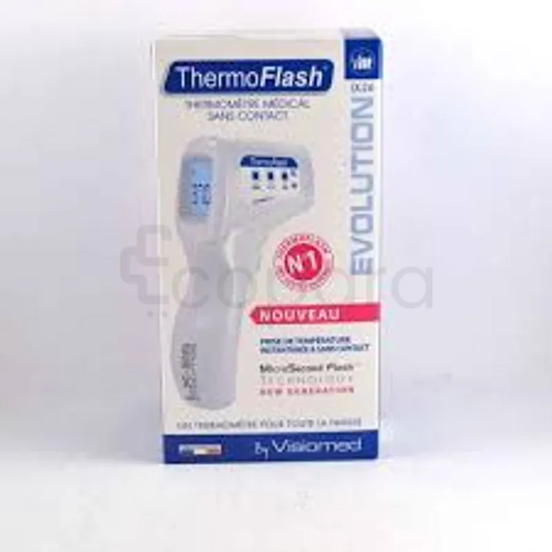 VISIOMED THERMOFLASH THERMOMETRE MEDICAL SANS CONTACT INFRAROUGE BLANC REFERENCE LX-26