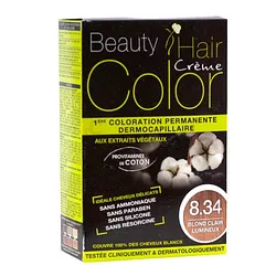 BEAUTY HAIR COLOR NUMERO 8.34 BLOND CLAIR LUMINEUX
