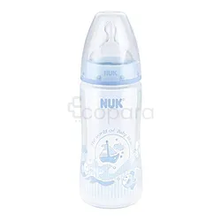 NUK BIBERON FIRST CHOICE 0-6MOIS BLEU 300ML REFERENCE 10741537