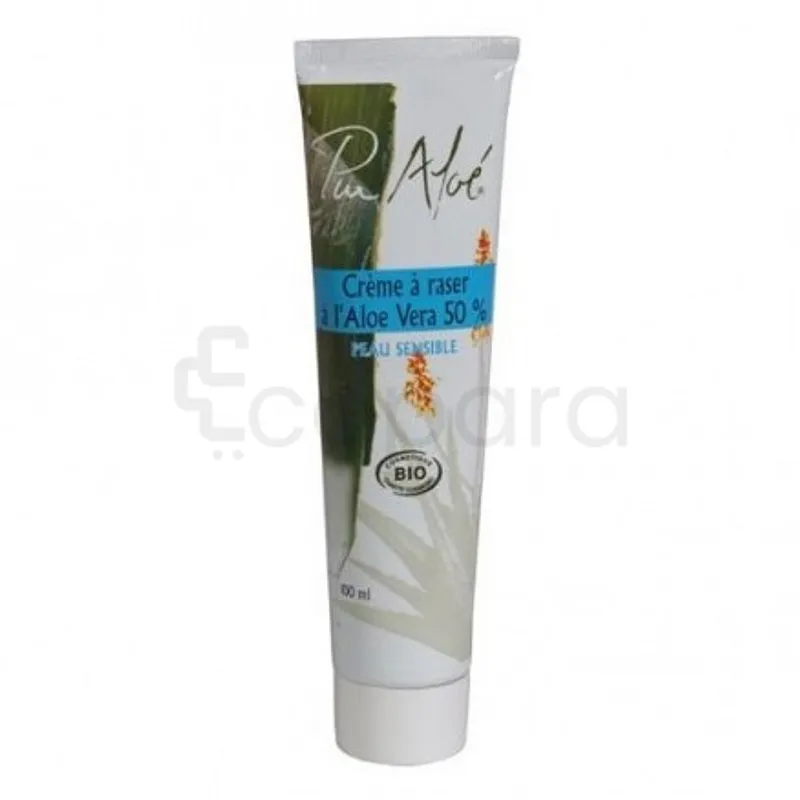 PUR ALOE CREME A RASER PEAU SENSIBLE 100ML