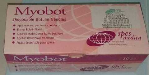 MYOBOT DISPOSABLE BOTULIN NEEDLES AIGUILES JETABLES POUR TOXINE BOTULIQUE BOITE DE 10