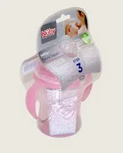 NUBY GOBELET ANTI-GOUTTES ROSE 240ML REFERENCE 69001