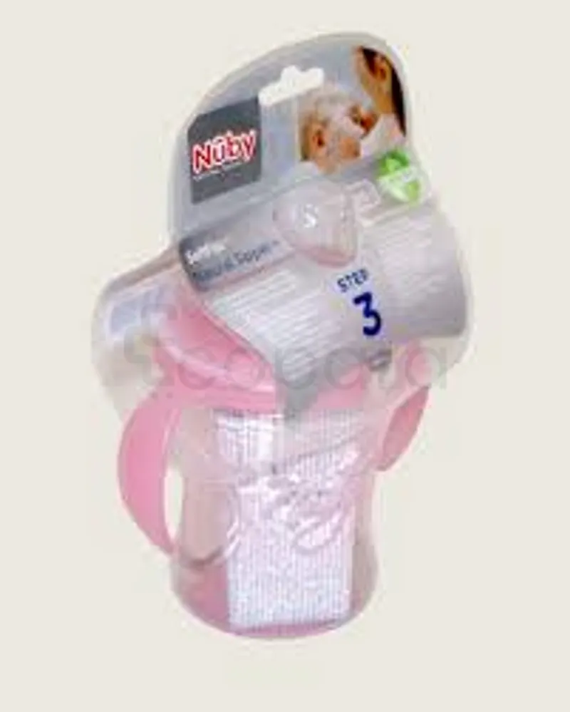 NUBY GOBELET ANTI-GOUTTES ROSE 240ML REFERENCE 69001