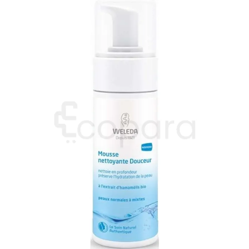 WELEDA MOUSSE NETTOYANTE DOUCEUR PEAUX NORMALES A MIXTES 150ML
