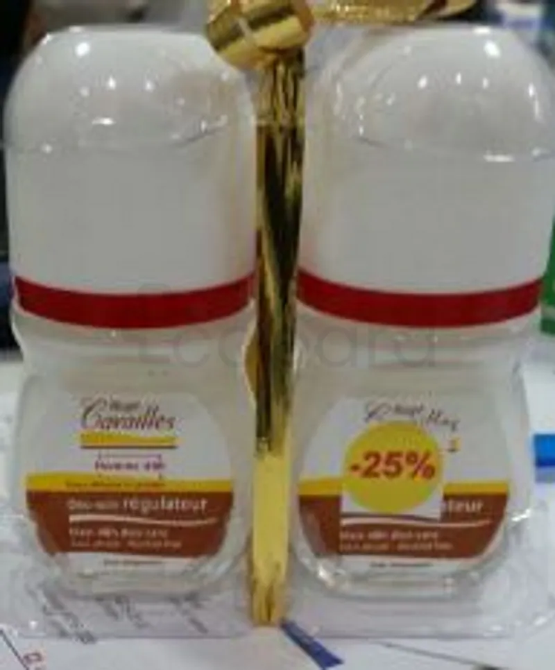 ROGE CAVAILLES DEODORANT SOIN REGULATEUR 48H HOMME ROLL-ON LOT DE 2 OFFRE SPECIAL -25% SUR LE 2EME