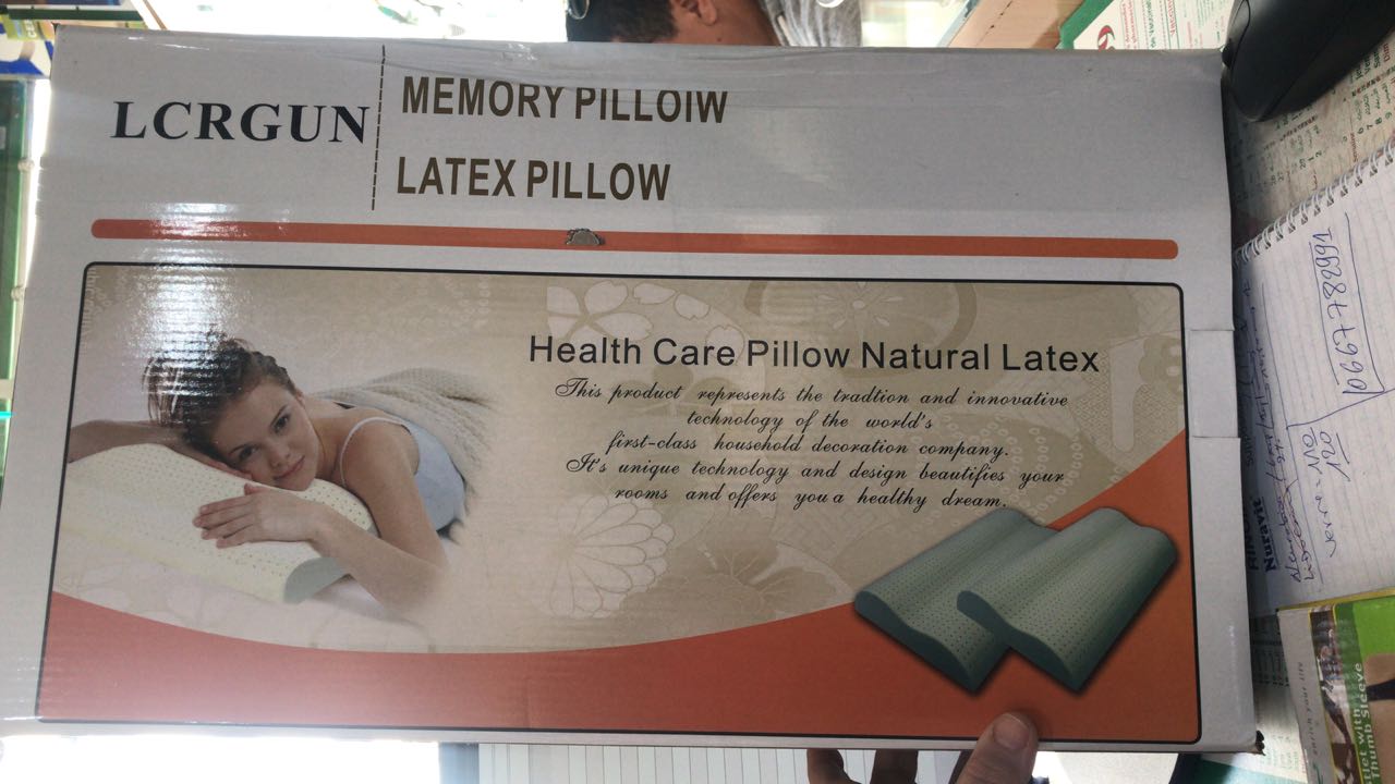 LCRGUN MEMORY PILLOW LATEX OREILLER REFERENCE LCR 7282