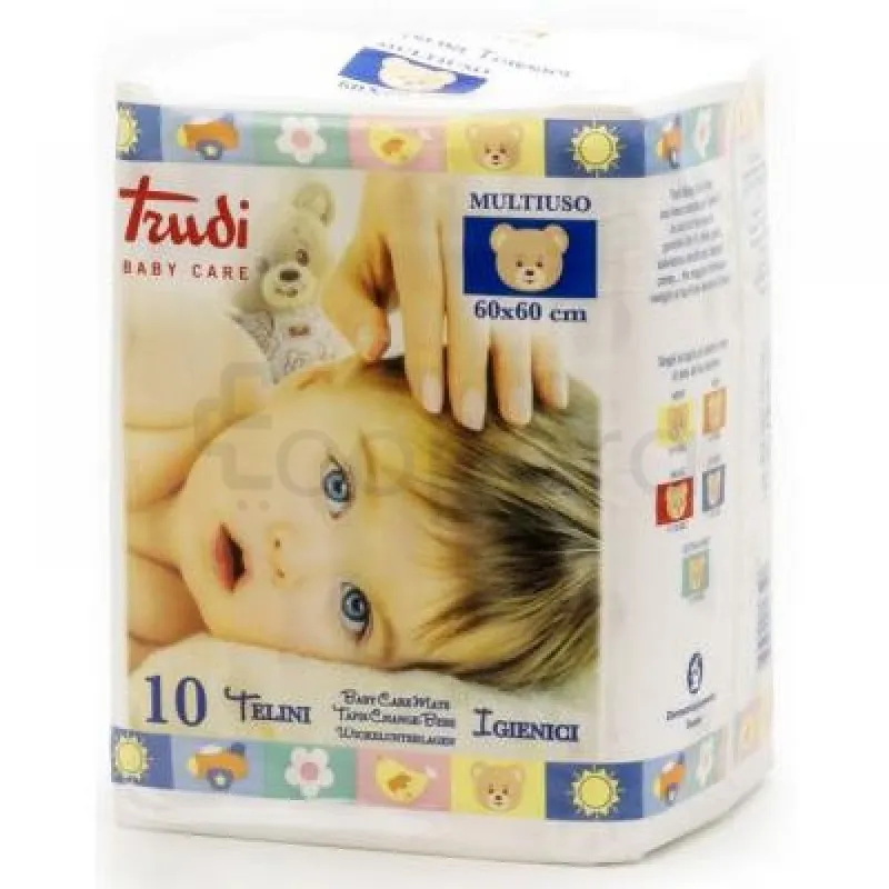 TRUDI BABY CARE COUCHES 60*60CM BOITE DE 10