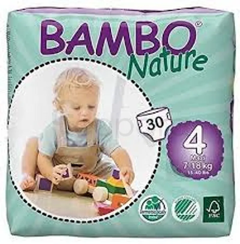BAMBO NATURE COUCHES BEBE MAXI 7-18KG BOITE DE 30