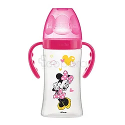 DODIE BIBERON AVEC ANSES MINNIE FUSCHIA +6MOIS 270ML