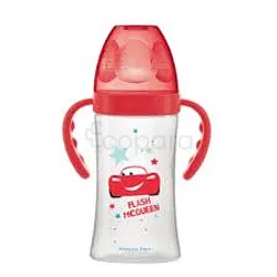 DODIE BIBERON AVEC ANSES CARS ROUGE +6MOIS 270ML