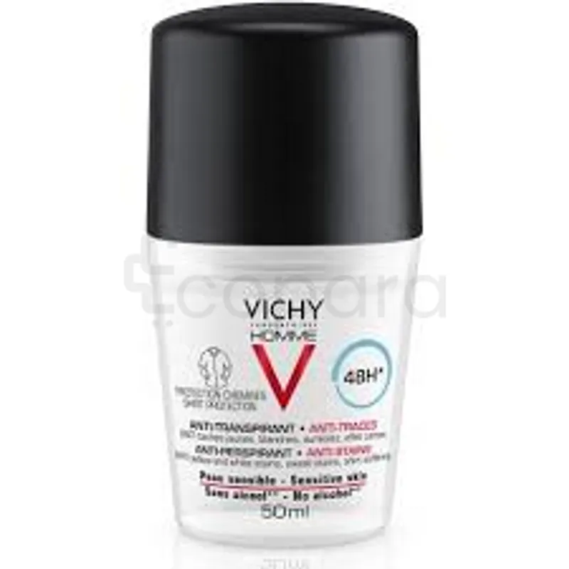 VICHY HOMME ANTI-TRANSPIRANT ANTI-TRACES 48H 50ML