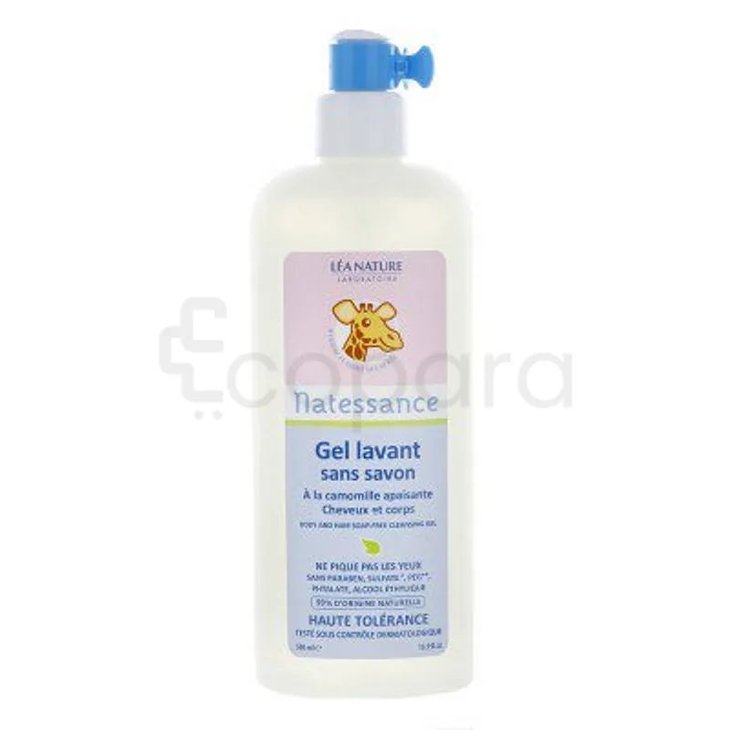 LEA NATURE NATESSANCE GEL LAVANT BEBE SANS SAVON 500ML