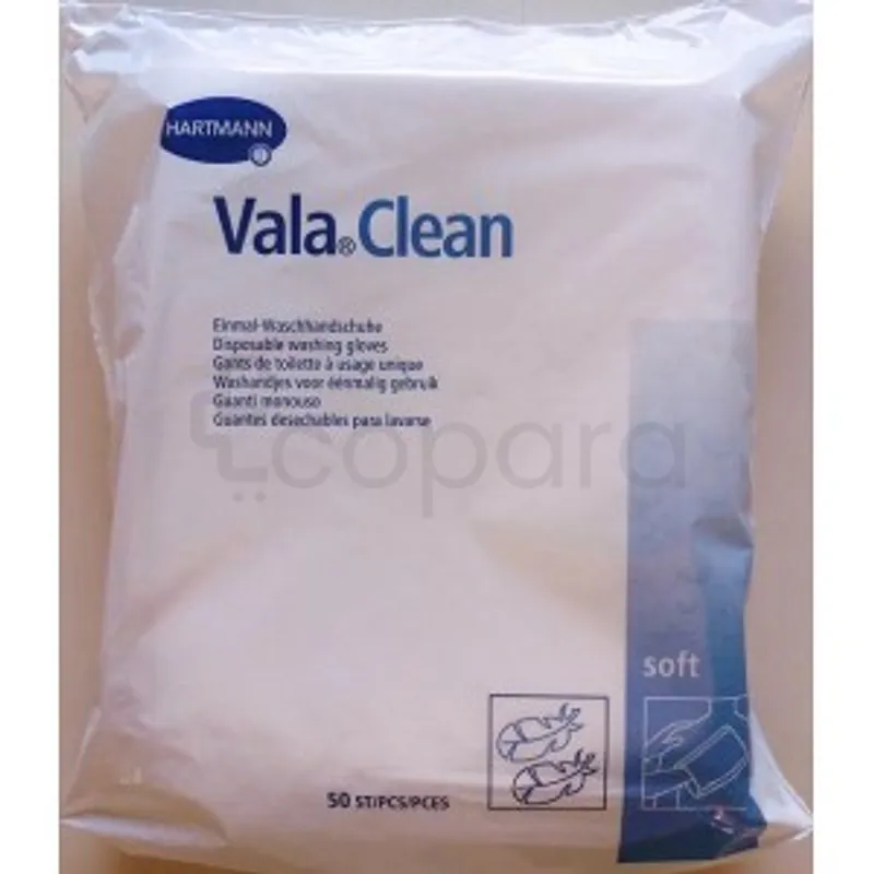 VALACLEAN GANTS DE TOILETTE BOITE DE 50
