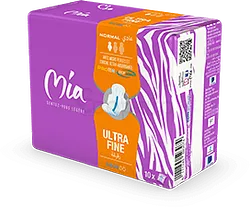 MIA NORMAL MAXI SERVIETTE AVEC MICRO PERLE ET COUCHE ULTRA ABSORBANTE BOITE DE 10