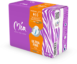 MIA NORMAL MAXI SERVIETTE AVEC MICRO PERLE ET COUCHE ULTRA ABSORBANTE BOITE DE 10