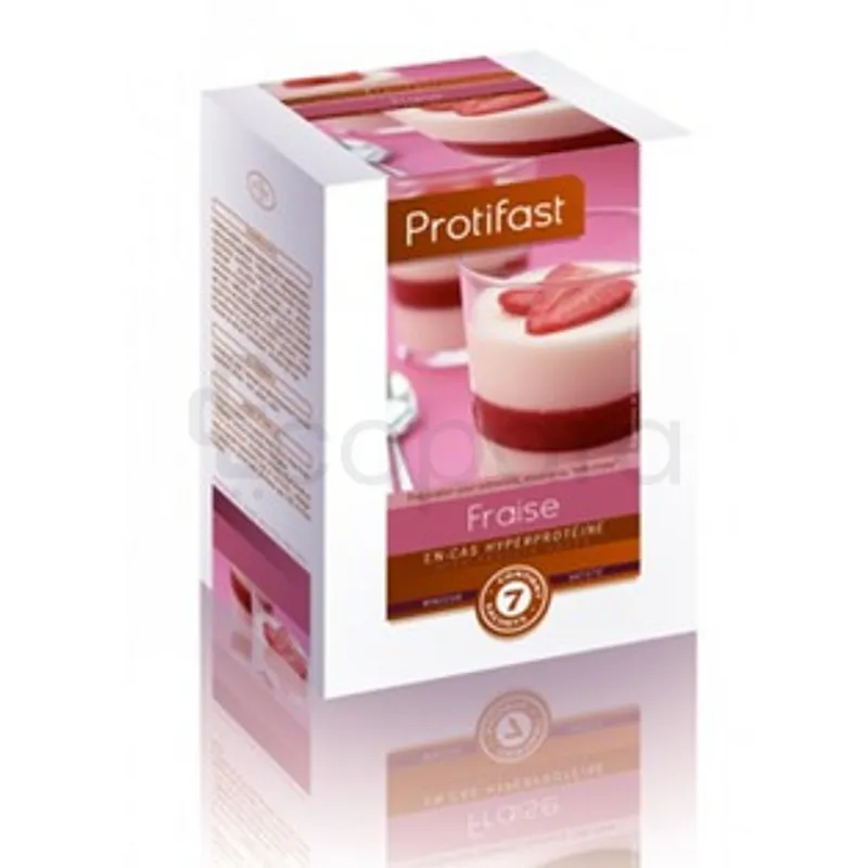 PROTIFAST ENTREMETS FRAISE BOITE DE 7 SACHETS