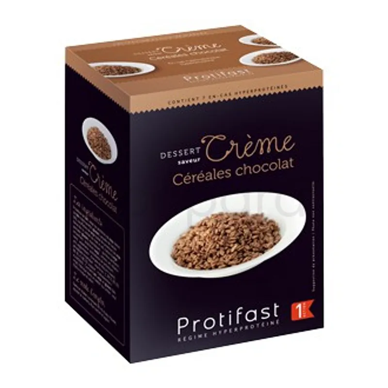 PROTIFAST CEREALES AU CHOCOLAT HYPERPTOTEINE BOITE DE 7 SACHETS