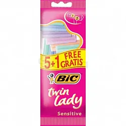 BIC TWIN LADY SENSITIVE RASOIRS BOITE DE 6
