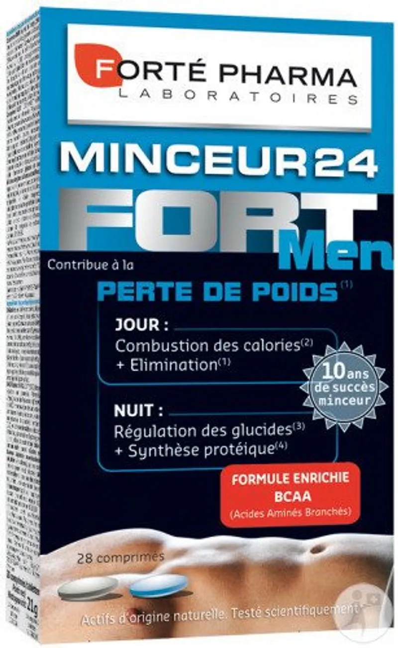 FORTE PHARMA MINCEUR 24 FORT MEN BOITE DE 28 COMPRIMES