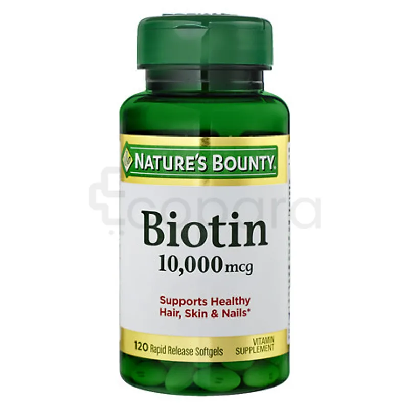 NATURE'S BOUNTY BIOTIN 10.000MCG BOITE DE 120 COMP