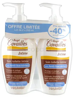 ROGE CAVAILLES PACK SOIN INTIME ANTI-BACTERIEN 200ML*2