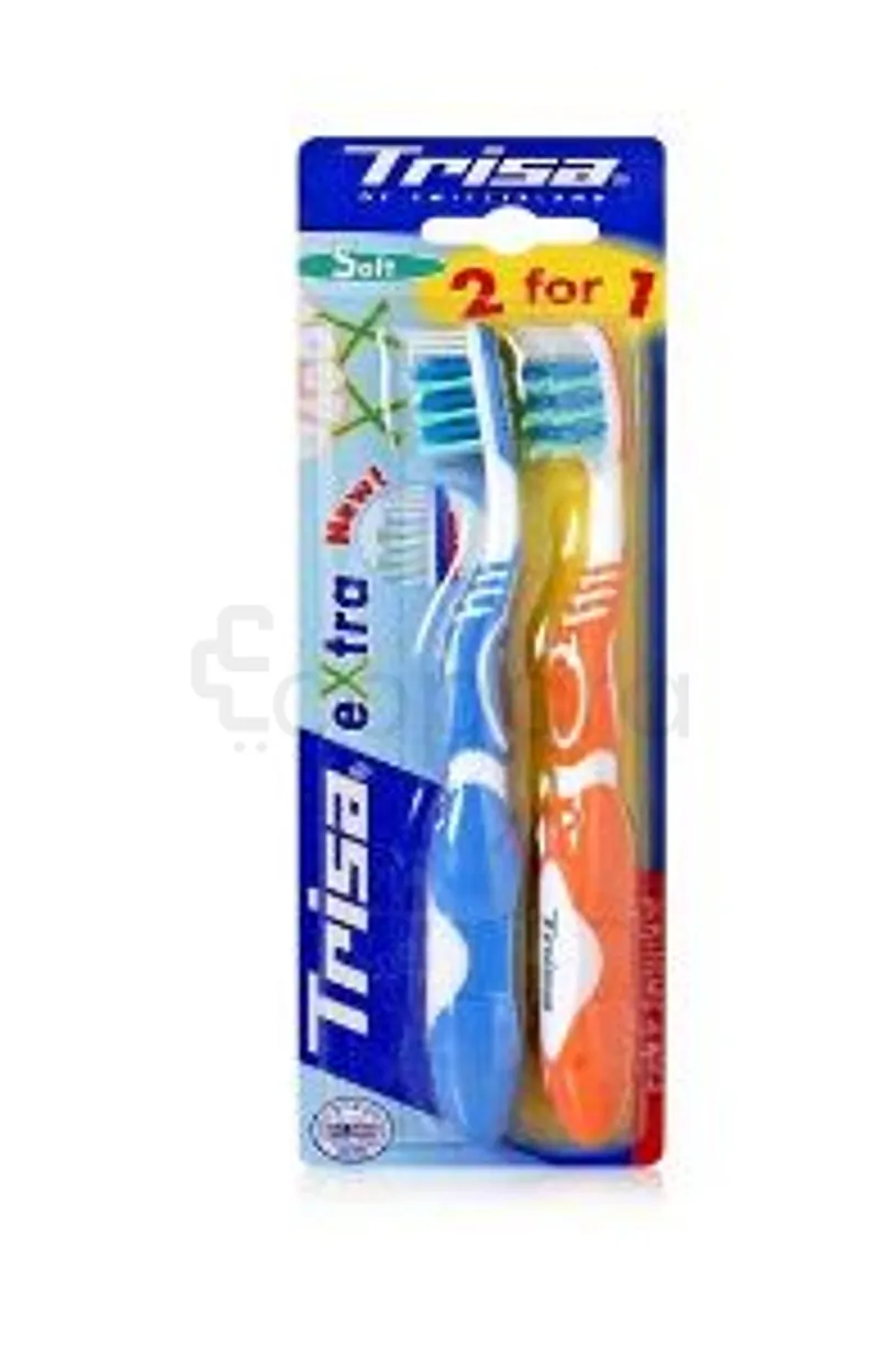 TRISA BROSSE A DENTS EXTRA X-SHAPE SOFT BOITE DE 2