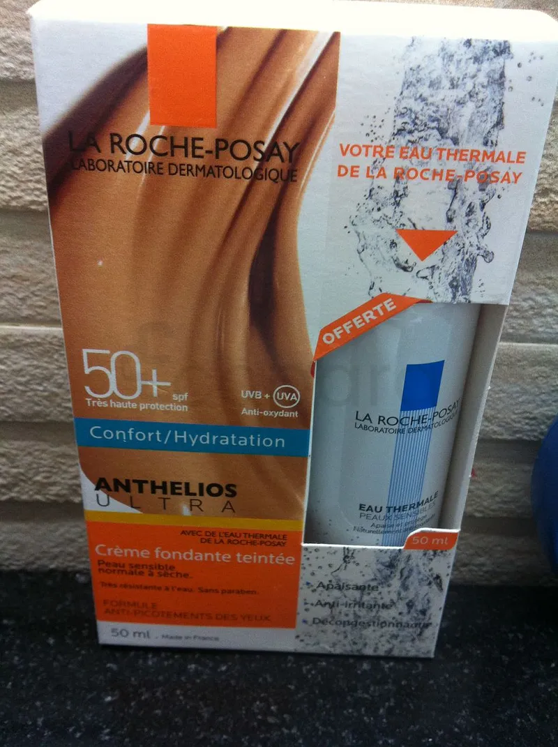 LA ROCHE POSAY ANTHELIOS XL CREME FONDANTE TEINTEE SPF50+ 50ML + EAU THERMALE 50ML