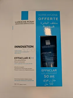 LA ROCHE POSAY EFFACLAR K+ 40ML + EFFACLAR GEL MOUSSANT 50ML OFFERT