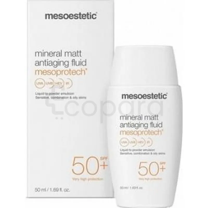 MESOESTETIC MESOPROTECH MINERAL MATT ANTI-AGE FLUIDE SPF50+ 50ML