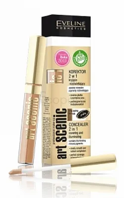 EVELINE ART SCENIC CORRECTEUR 2 EN 1 NUMERO 08 PORCELAIN