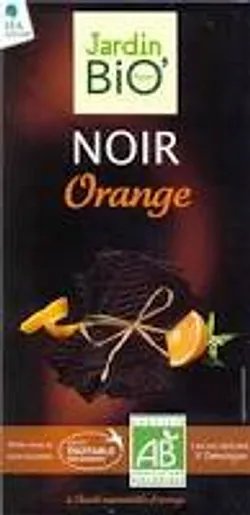LEA NATURE JARDIN BIO CHOCOLAT NOIR ORANGE 100G