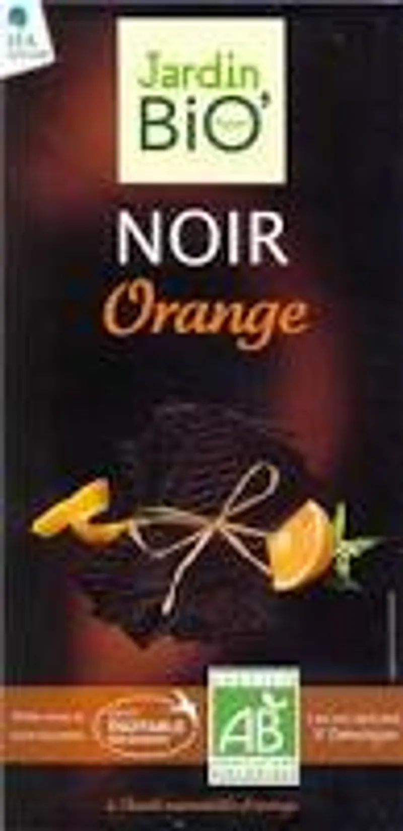 LEA NATURE JARDIN BIO CHOCOLAT NOIR ORANGE 100G