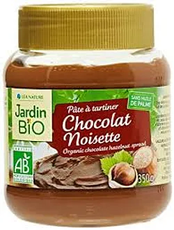 LEA NATURE JARDIN BIO PATE A TARTINER CHOCOLAT NOISETTE 350G