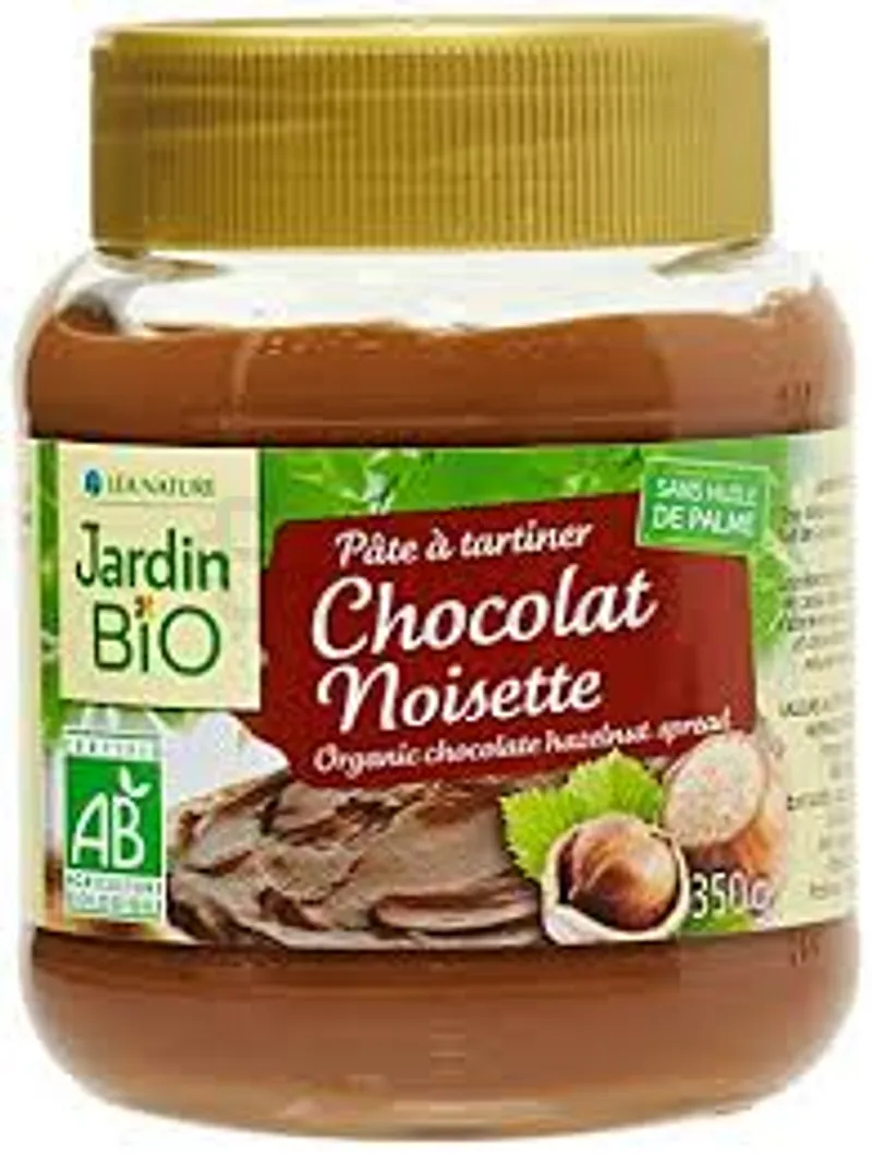 LEA NATURE JARDIN BIO PATE A TARTINER CHOCOLAT NOISETTE 350G